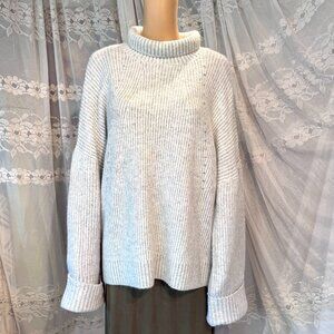 Cozy Gray Turtleneck Sweater